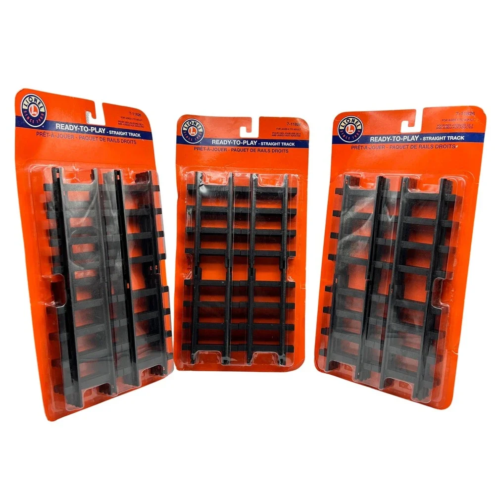 Lionel 3x 12Pk Straight Track 7-11826 Ready-To-Play G Train Track Accessory
